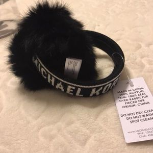 *BRAND NEW* MICHAEL KORS black ear muffs